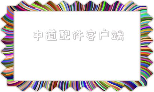 中道配件客户端汽车配件平台官网
